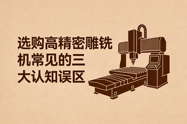 選購高精密雕銑機常見的三大認知誤區(qū)